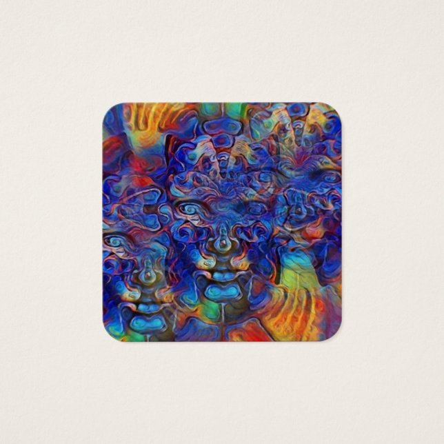 faces abstrato fractais (Frente)