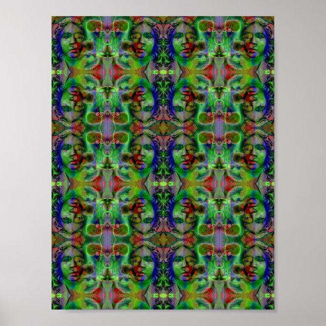 Faces in the Night poster (Frente)