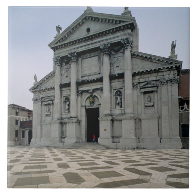 Fachada da igreja, construída 1564-80, i feito (Frente)