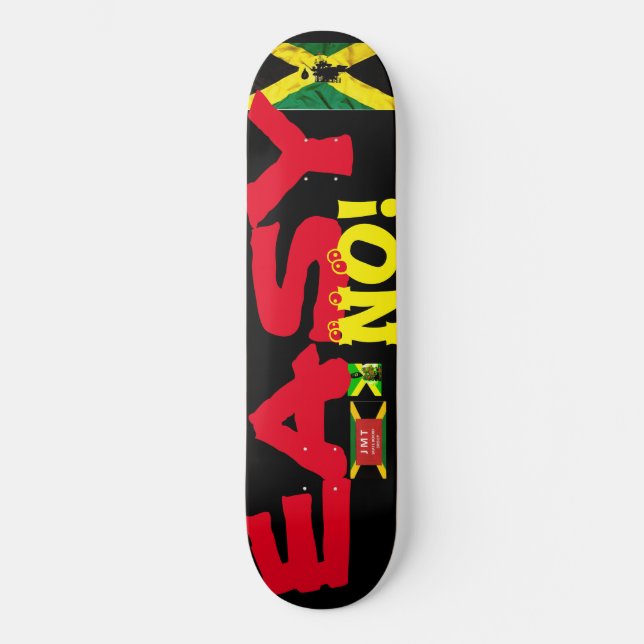 FÁCIL NÃO! 20,95 cm Skateboard Deck (Frente)