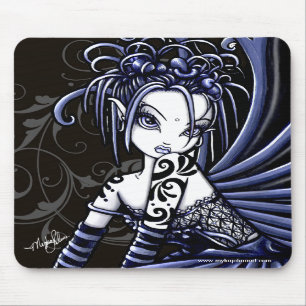 Fada azul gótico Mousepad do tatuagem de "Sophia"