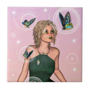 Fada Borboleta Brilhante Arte de Fantasia