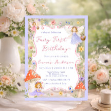 Fada Caprichosa 1º Aniversário de Meninas Florais