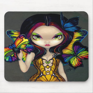 "Fada com uma máscara" Mousepad da borboleta
