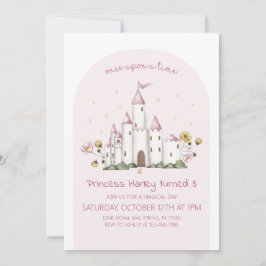 Fada - Convite de aniversário Princesa