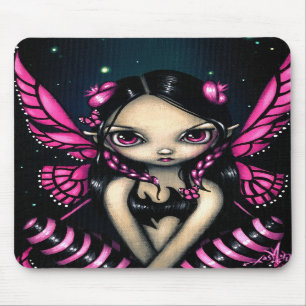 "Fada cor-de-rosa" Mousepad da borboleta