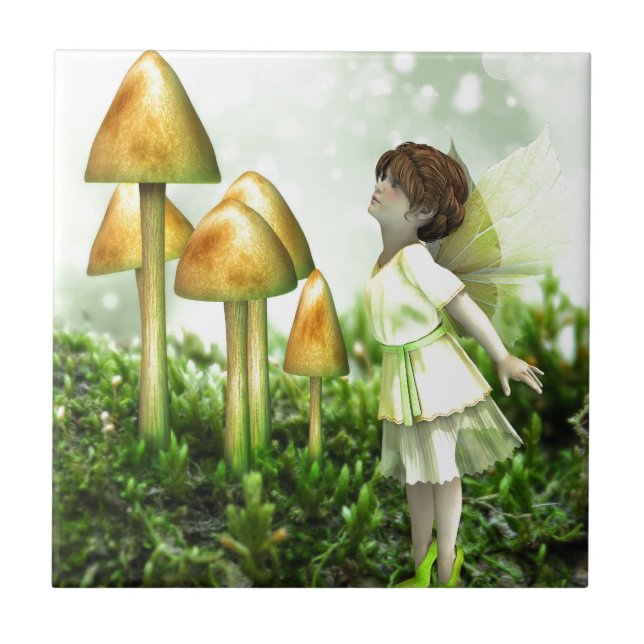 Fada Curiosa - Fada e Toadstools (Frente)