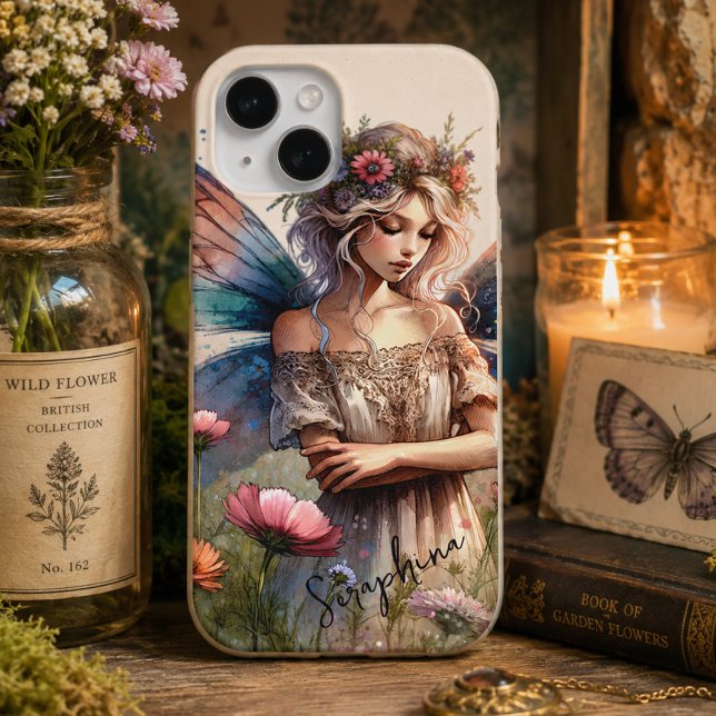 Fada de Aquarela Fantasia com Nome Personalizado (Criador carregado)
