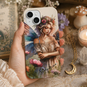 Fada de Aquarela Fantasia com Nome Personalizado