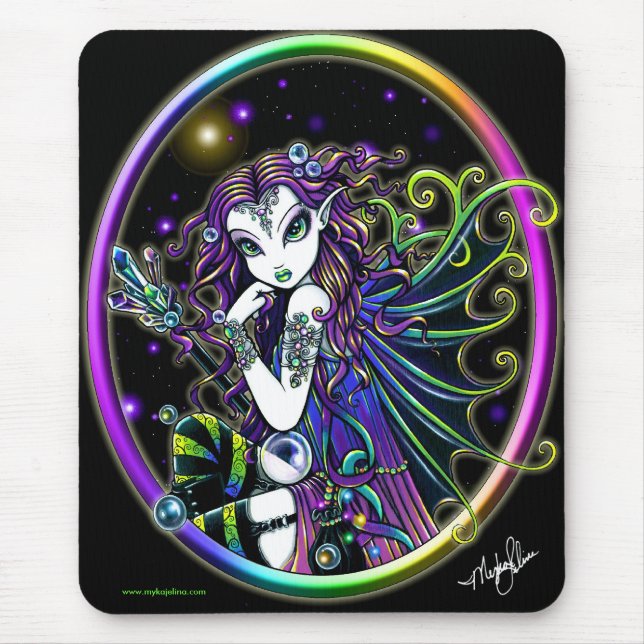 Fada de cristal Mousepad do arco-íris de Lucida (Frente)