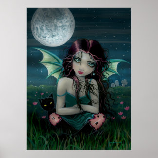 Fada de Vampiro e Poster de Gato deliciosos