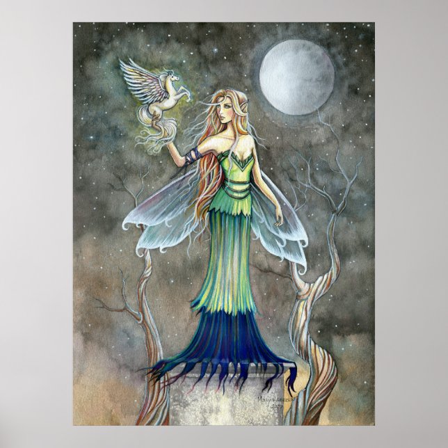 Fada e Poster Tiny Pegasus por Molly Harrison (Frente)