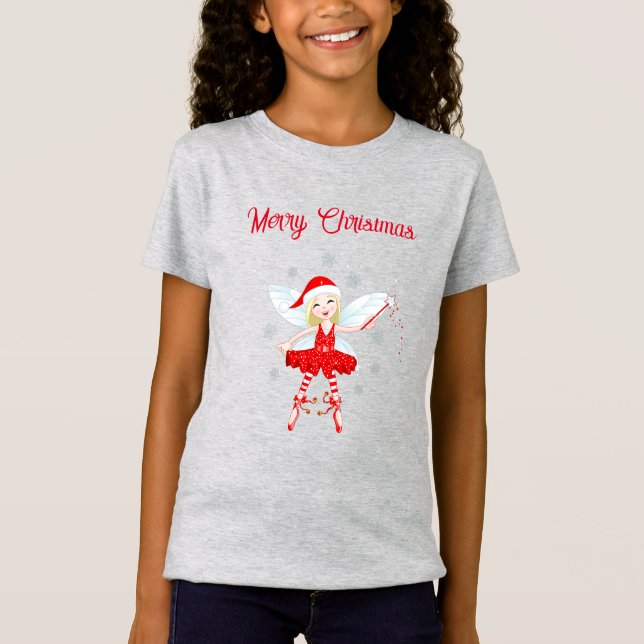 Fada Faliada de Natal para Camisas T (Frente)