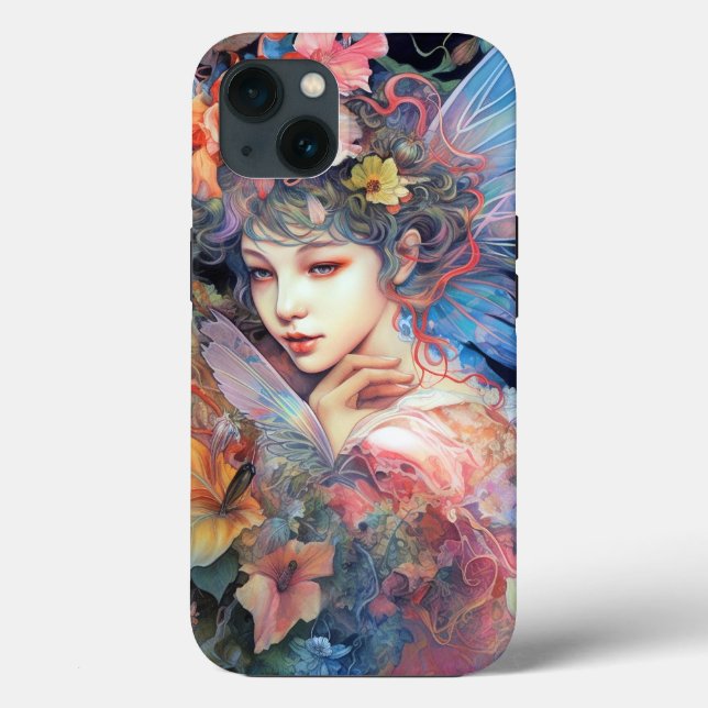 Fada Mulher Em Flores Fantasia Art (Verso)