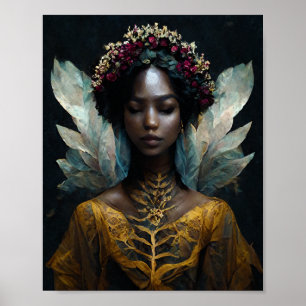 Fada Mulher Fantasy Art Poster