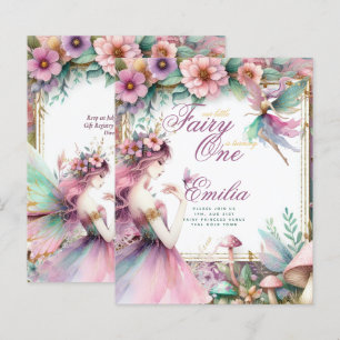 Fada Princesa Aniversário de 1 ano ou EDITAR IDADE