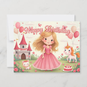 Fada Princesa Aniversário em Sonho Rosa