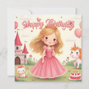 Fada Princesa Aniversário em Sonho Rosa