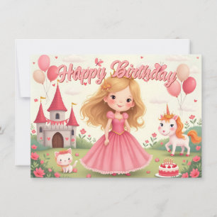 Fada Princesa Aniversário em Sonho Rosa