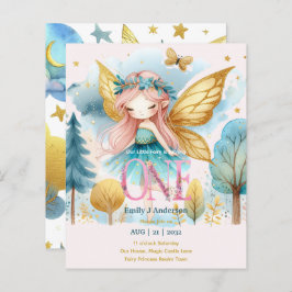 Fada Princesa primeiro aniversario ONE Faircore Ro