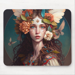 Fada Rapariga Fantasy Art Mouse Pad