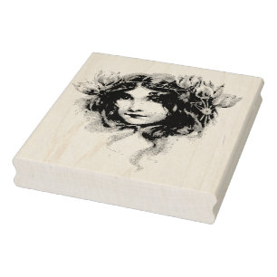 Fada Rapariga Gypsage - Carimbo de Borracha