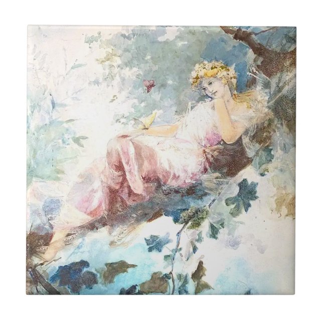 Fada rosa das borboletas (Frente)