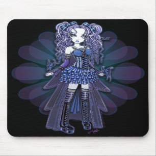 Fada roxa Mousepad da borboleta do tatuagem de