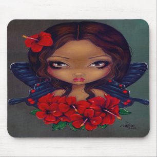 "Fada vermelha" Mousepad do hibiscus