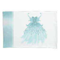 Fada Wing Mint Gown | Luxe Pearl Green Aqua Sheen