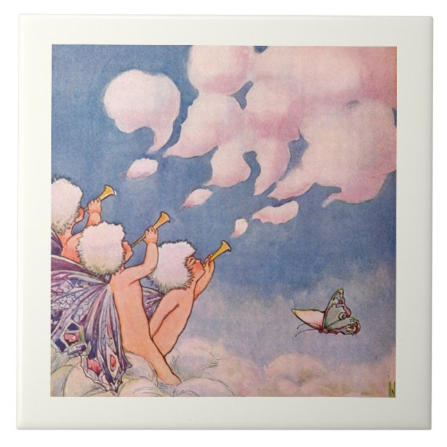 Fadas das Nuvens Fazendo Nuvens (Frente)