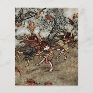 “Fadas de Outono” por Arthur Rackham