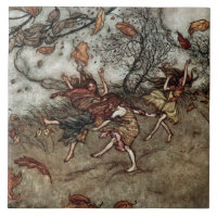 “Fadas de Outono” por Arthur Rackham