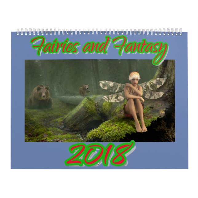 Fadas e calendário da fantasia 2018 (Capa)