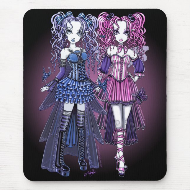 Fadas góticos Mousepad do Couture de Maegan & de (Frente)