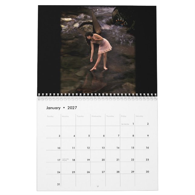 Fadas, um calendário 2013 (Jan 2027)