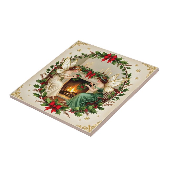 Fadas Vitorianas Espírito de Natal (Lateral)