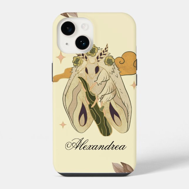 Fae Graphic Art, Mystical Moth (Verso)