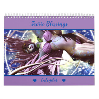Faerie Blessings Fantasy Calendário