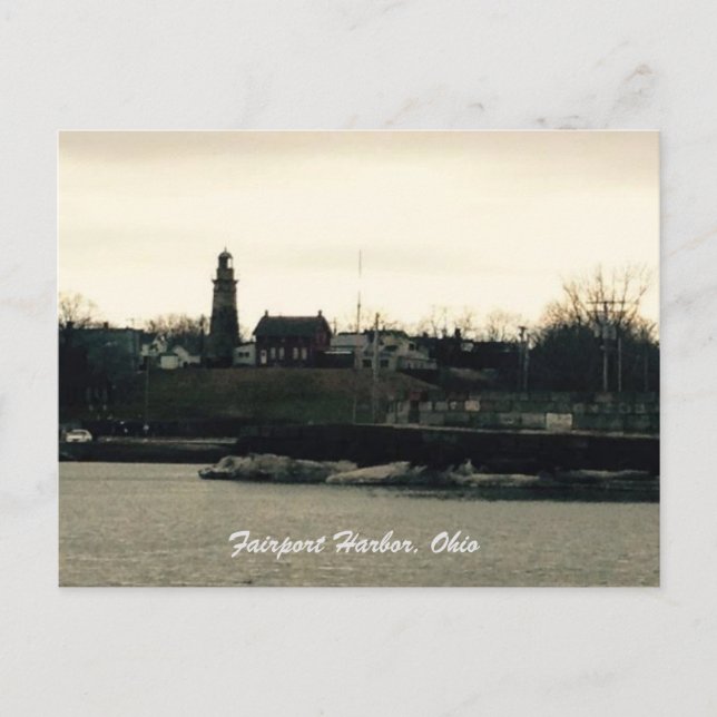 Faeroporto Harbour, cartão postal de fotografia de (Frente)