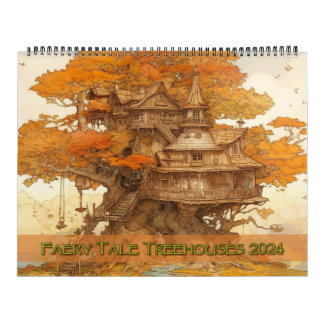 Faery Tale Treehouses 2024 Calendário