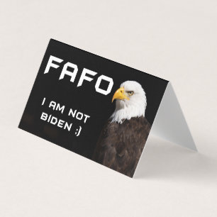 FAFO Badass American Eagle NOT Sleepy Joe Biden