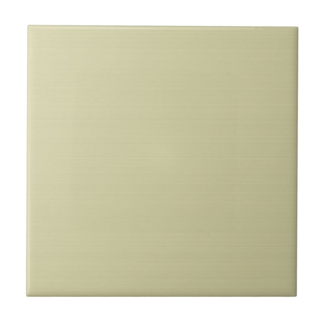 Faintly Striated Solid Sage Ceramic Tile (Frente)