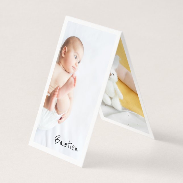 Faire-Part de Naissance Bastien (Frente)