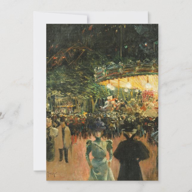 Fairground, Place Pigalle | Louis Abel-Truchet (Frente)