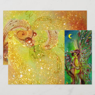 FAIRIA DA FLOR NA fantasia amarela-amarela MOONLIG
