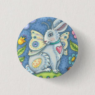 FAIRIA DE OVOS LESTE, PRIMAVERA, BUNNY BOTON Round