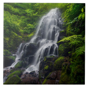 Fairy Falls Desfiladeiro do Rio Colômbia Oregon.