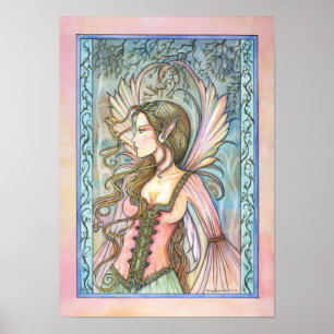 Fairy Fantasy Art Poster por Molly Harrison