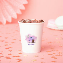 Fairy Garden Birthday Paper Cups